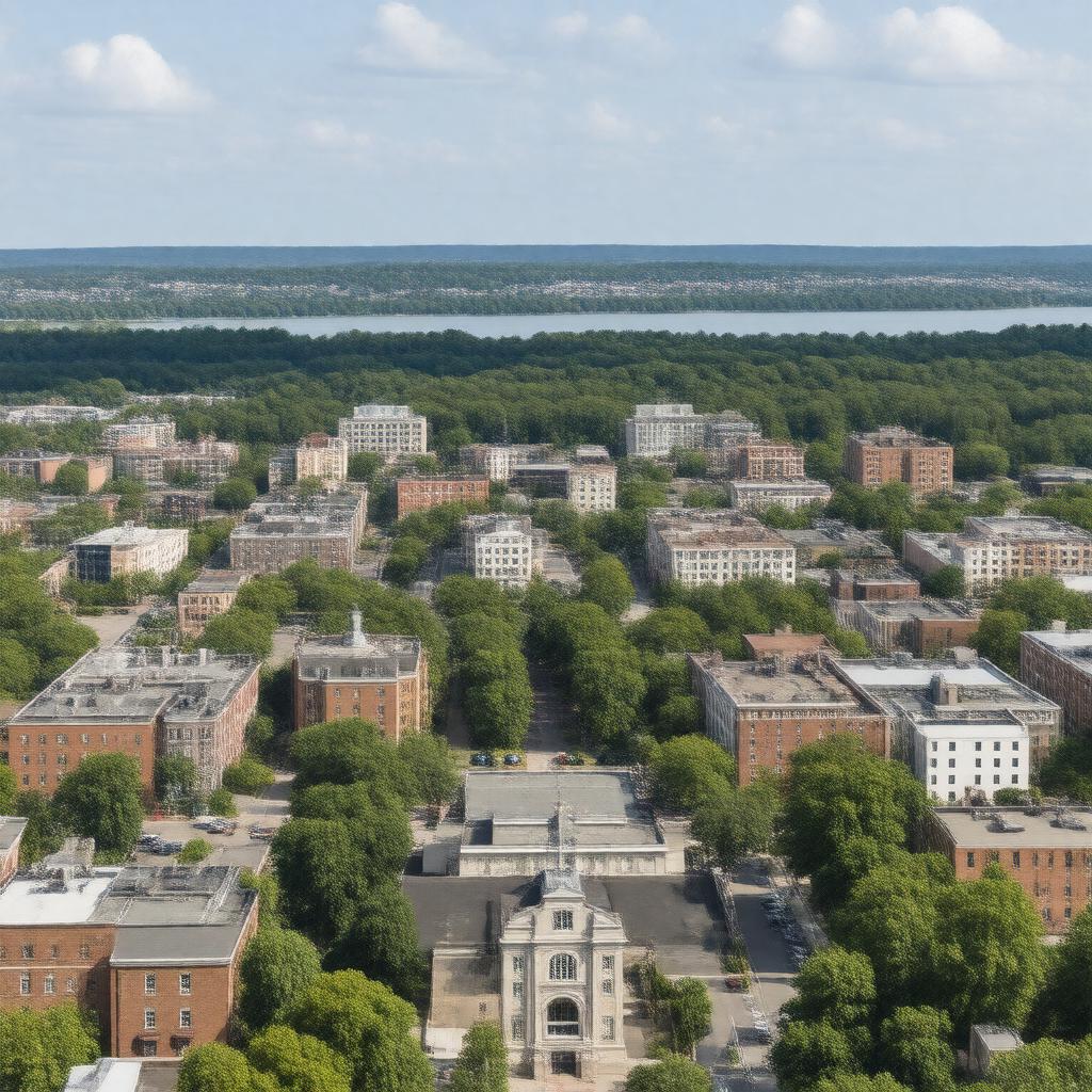 AI-created image of Bristol, Connecticut