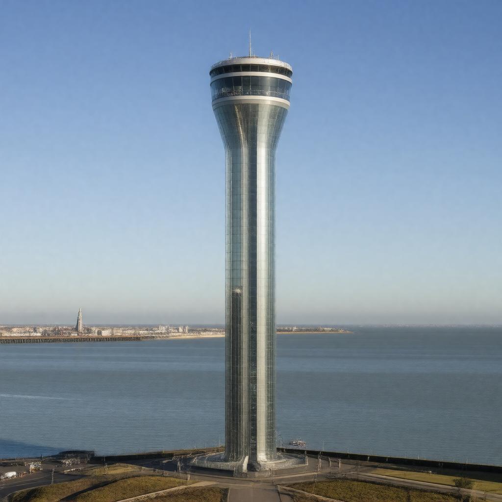 Click to view larger image AI-created image of British Airways i360