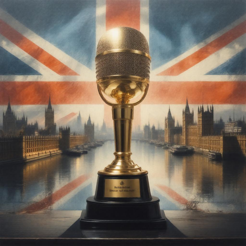 AI-created image of British Album of the Year