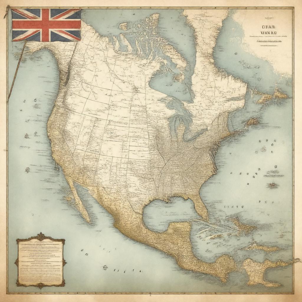 AI-created image of British America