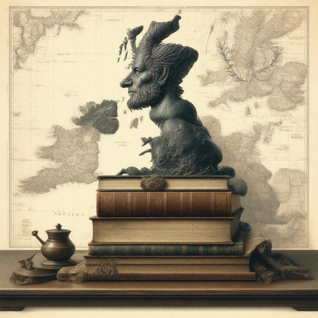 AI-created image of British Book Awards Author of the Year