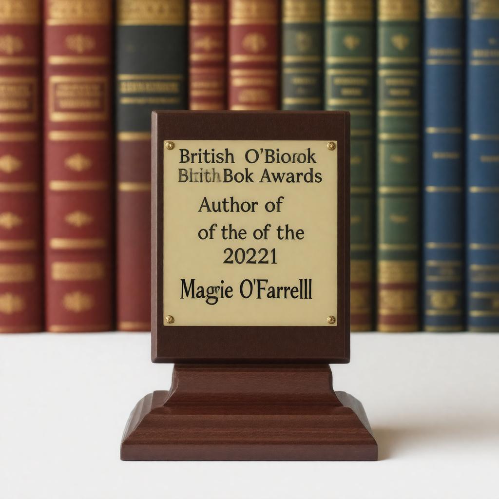 AI-created image of British Book Awards Author of the Year (2021)