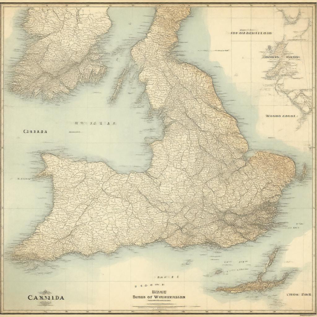 AI-created image of British Dominions