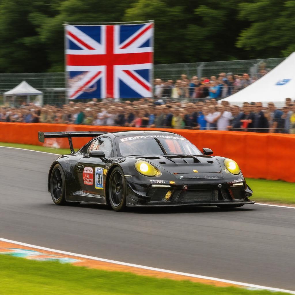 AI-created image of British GT Championship