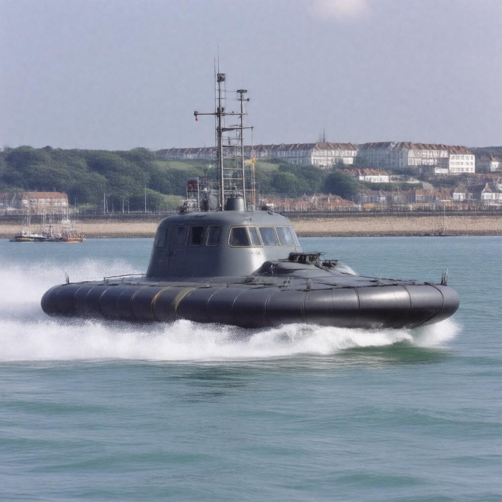 AI-created image of British Hovercraft Corporation