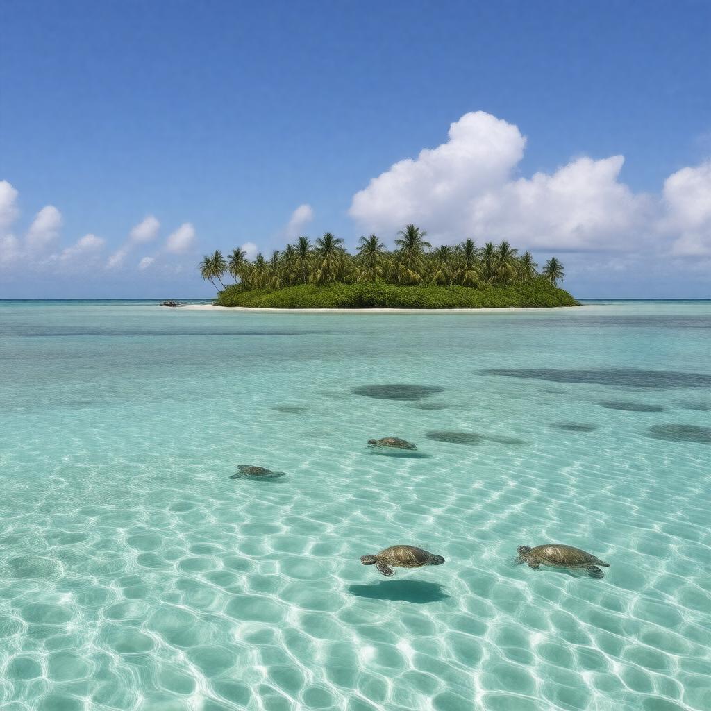 AI-created image of British Indian Ocean Territory