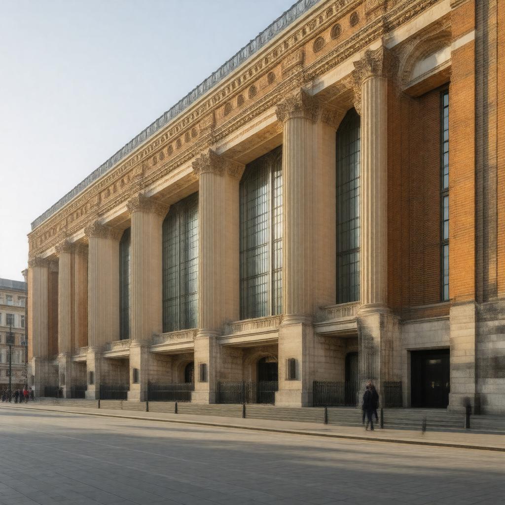 AI-created image of British Library