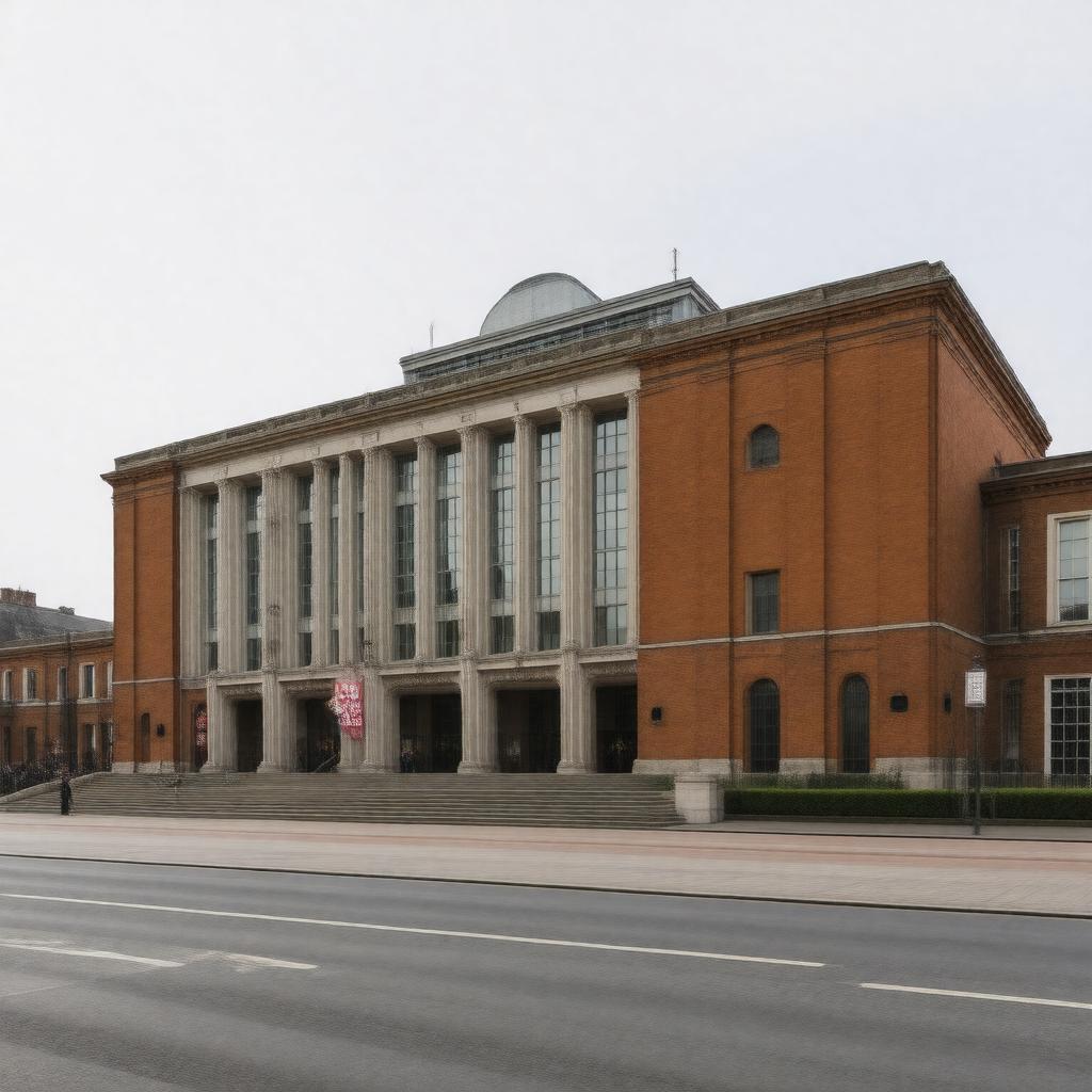 AI-created image of British Library