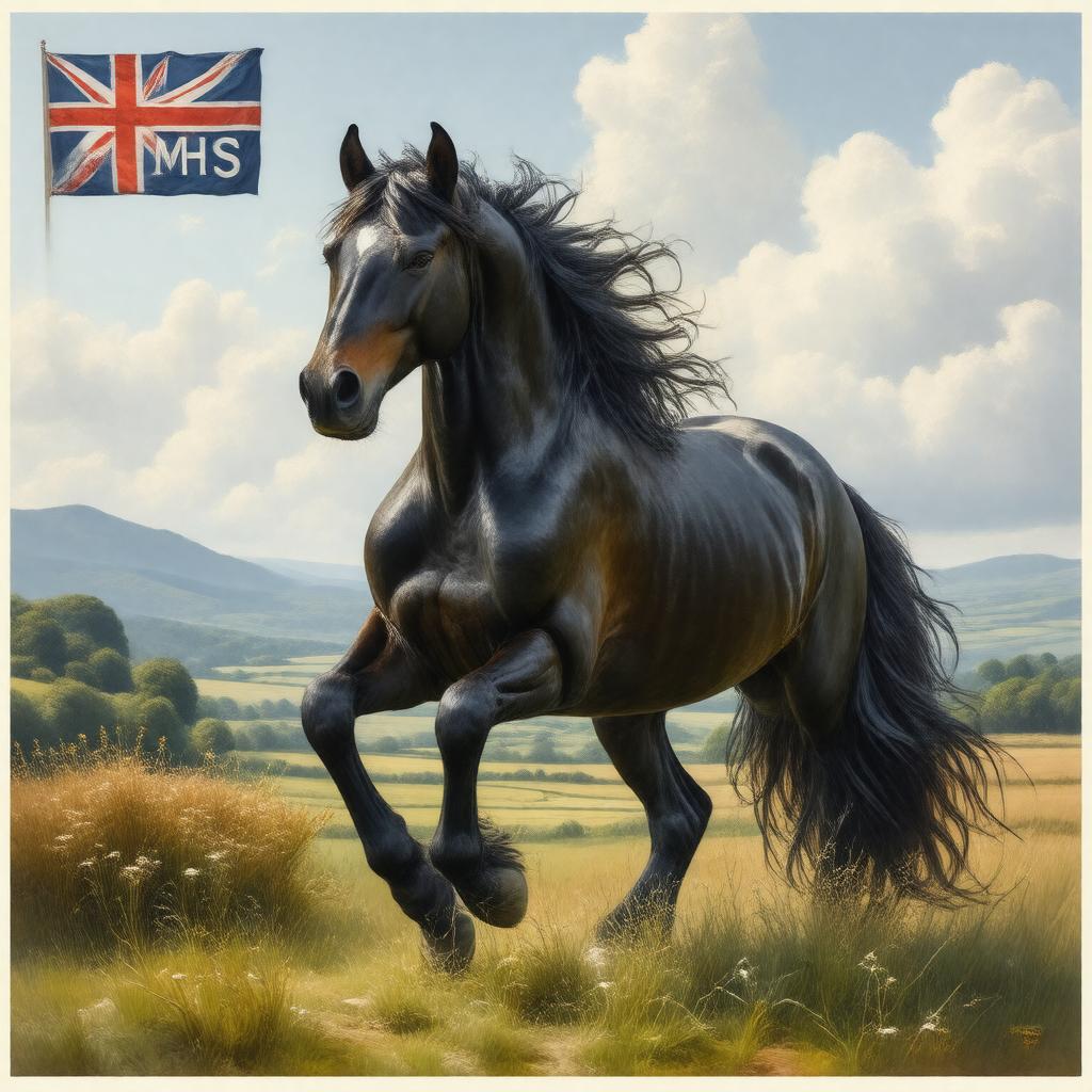 AI-created image of British Morgan Horse Society