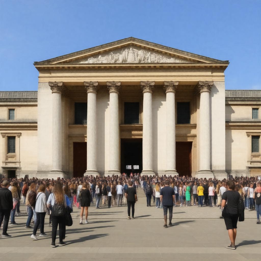 AI-created image of British Museum