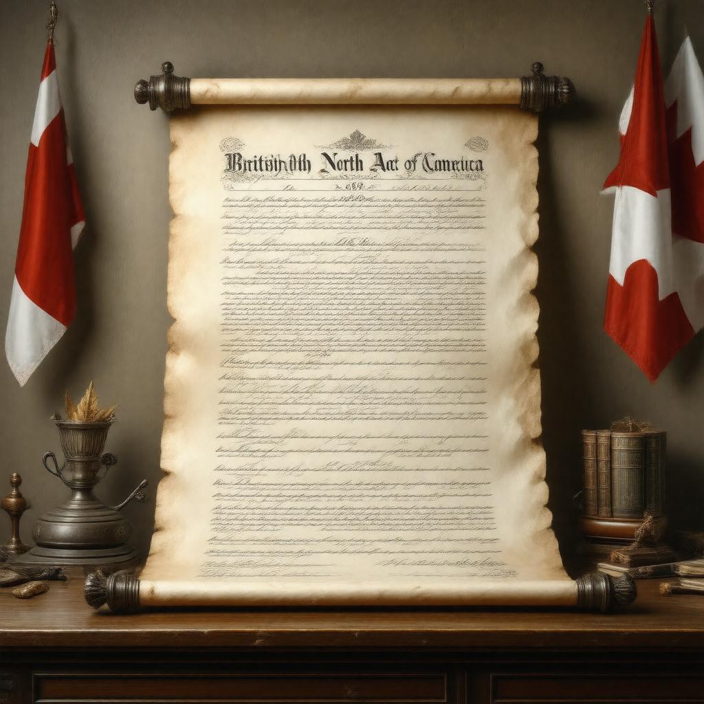 AI-created image of British North America Act