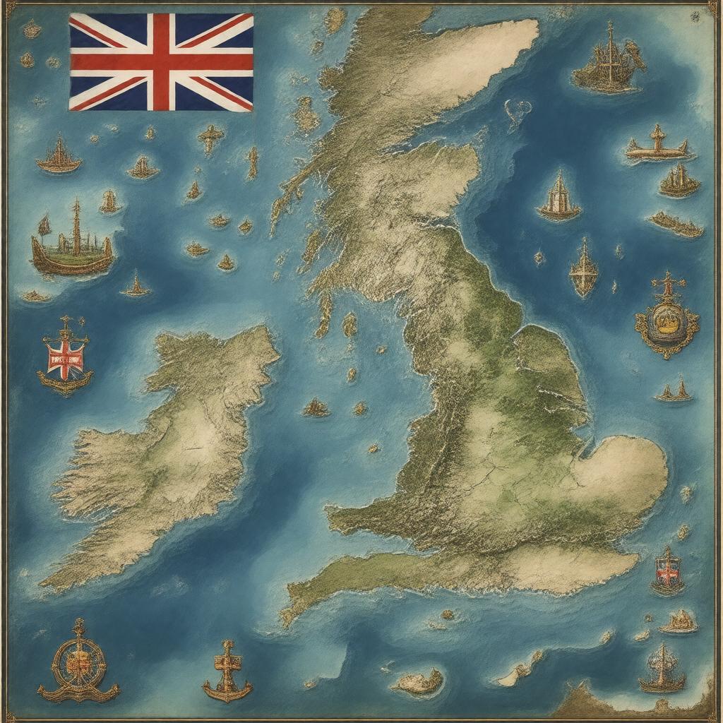 AI-created image of British Overseas Territories