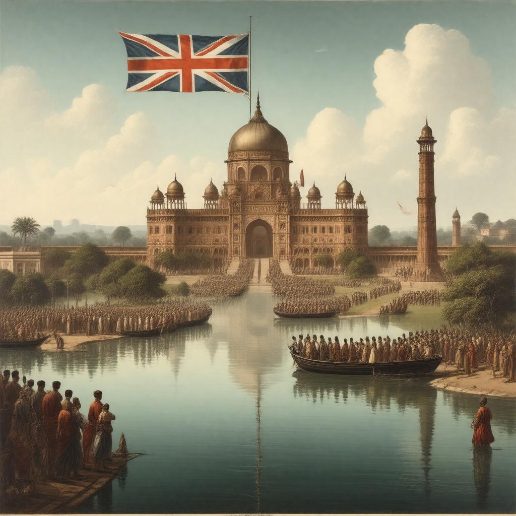 AI-created image of British Raj