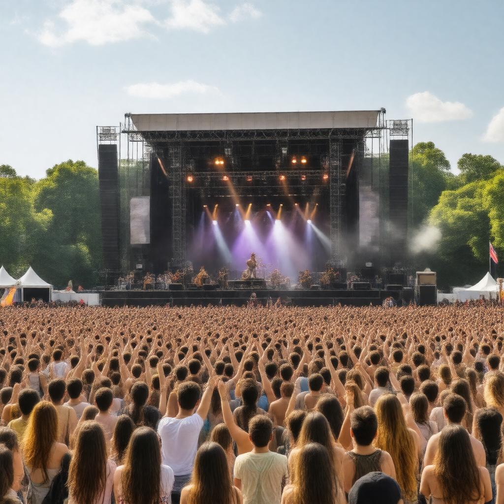 AI-created image of British Summer Time Festival