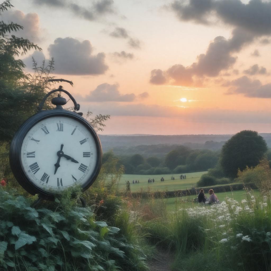 Click to view larger image AI-created image of British Summer Time