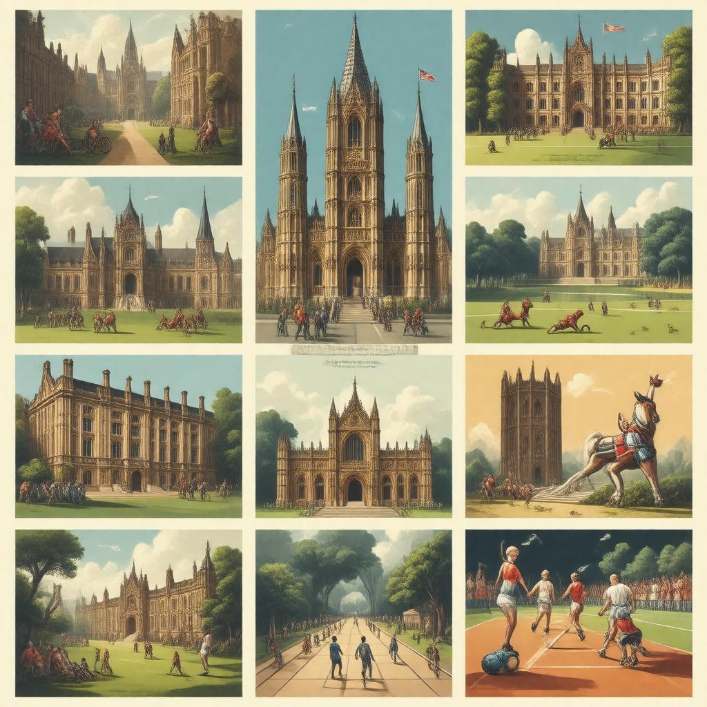 AI-created image of British Universities & Colleges Sport