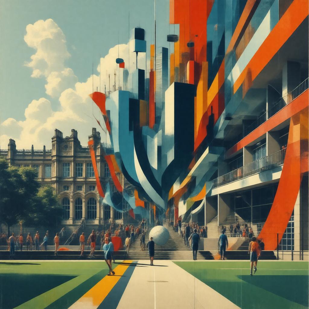 Click to view larger image AI-created image of British Universities and Colleges Sport