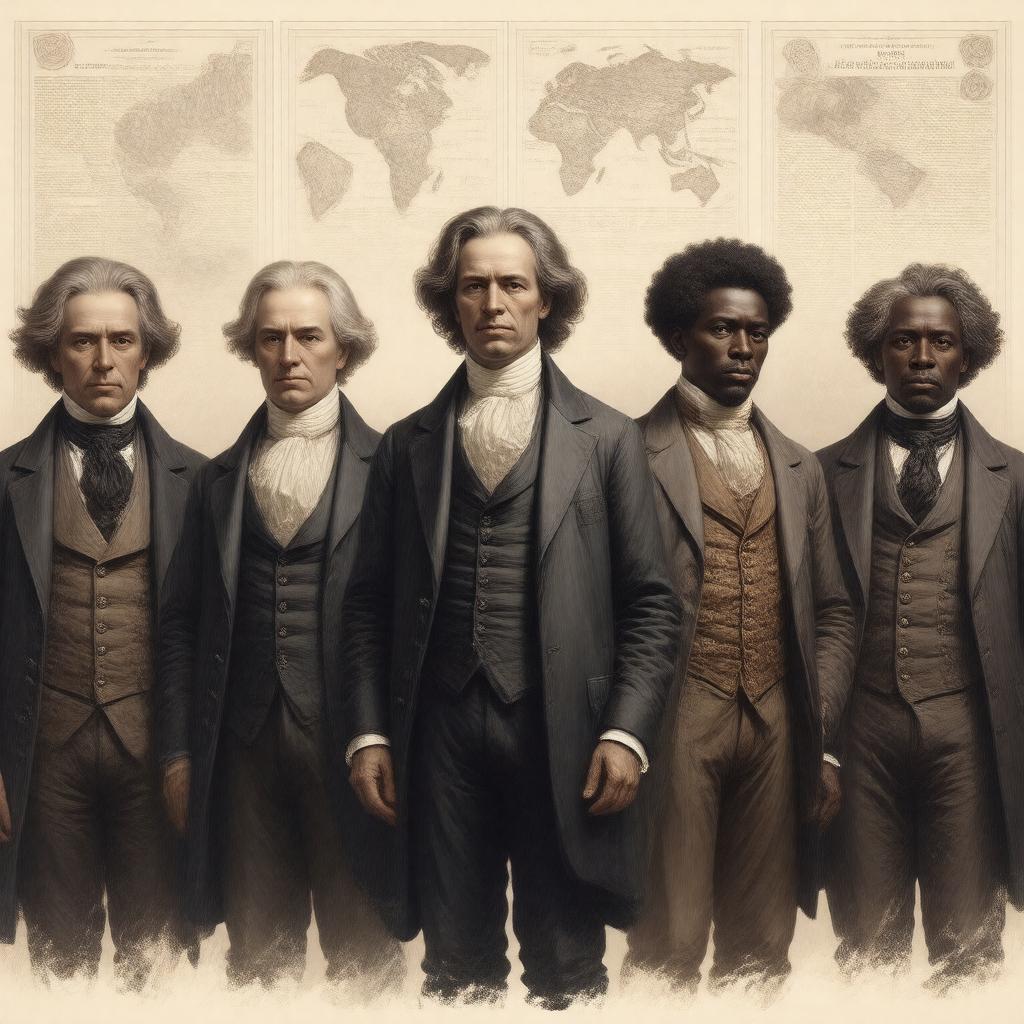 AI-created image of British abolitionists