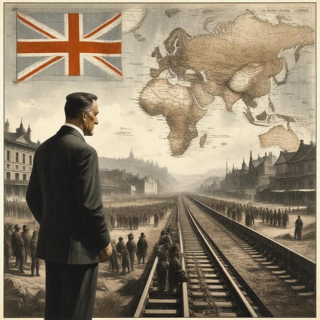 AI-created image of British colonialism