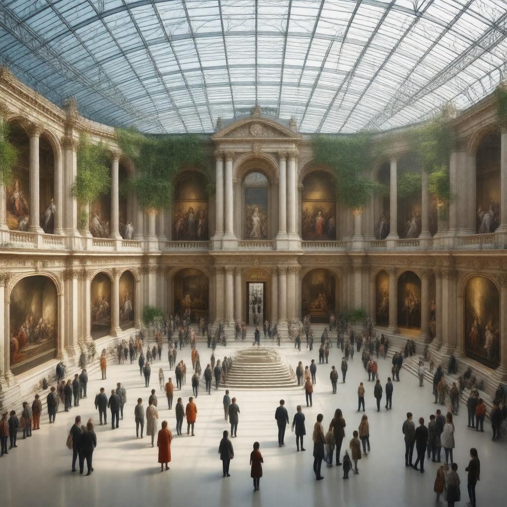 AI-created image of British galleries