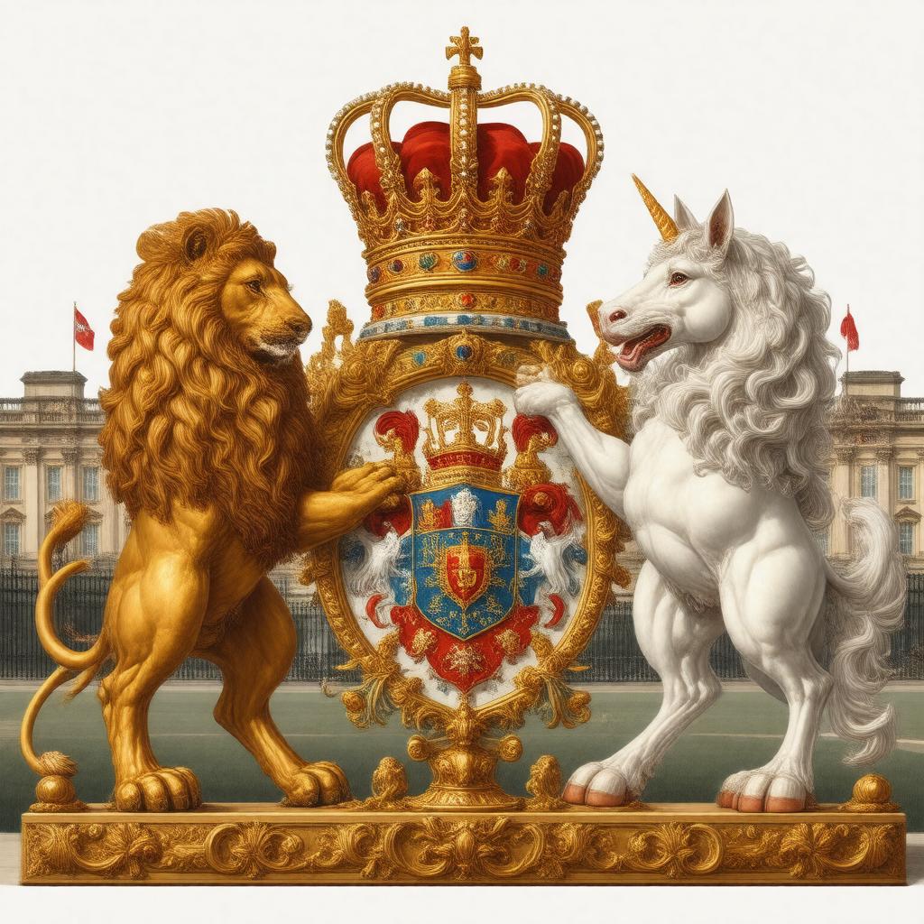 AI-created image of British monarchy