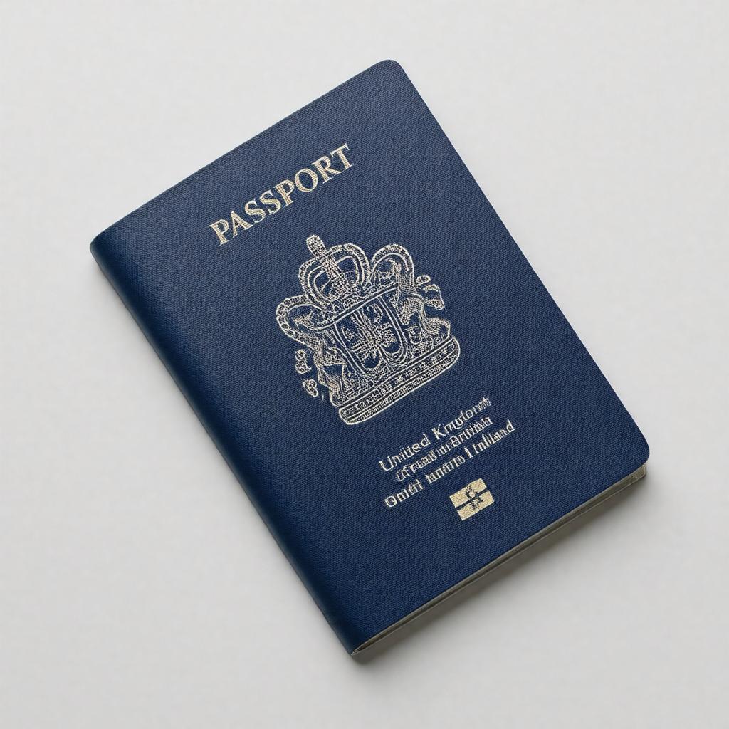 AI-created image of British passports