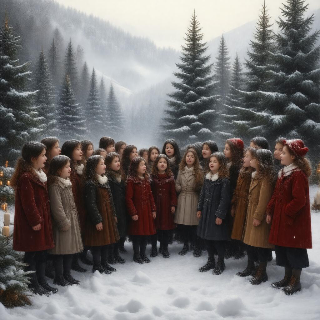 Click to view larger image AI-created image of Britten's A Ceremony of Carols
