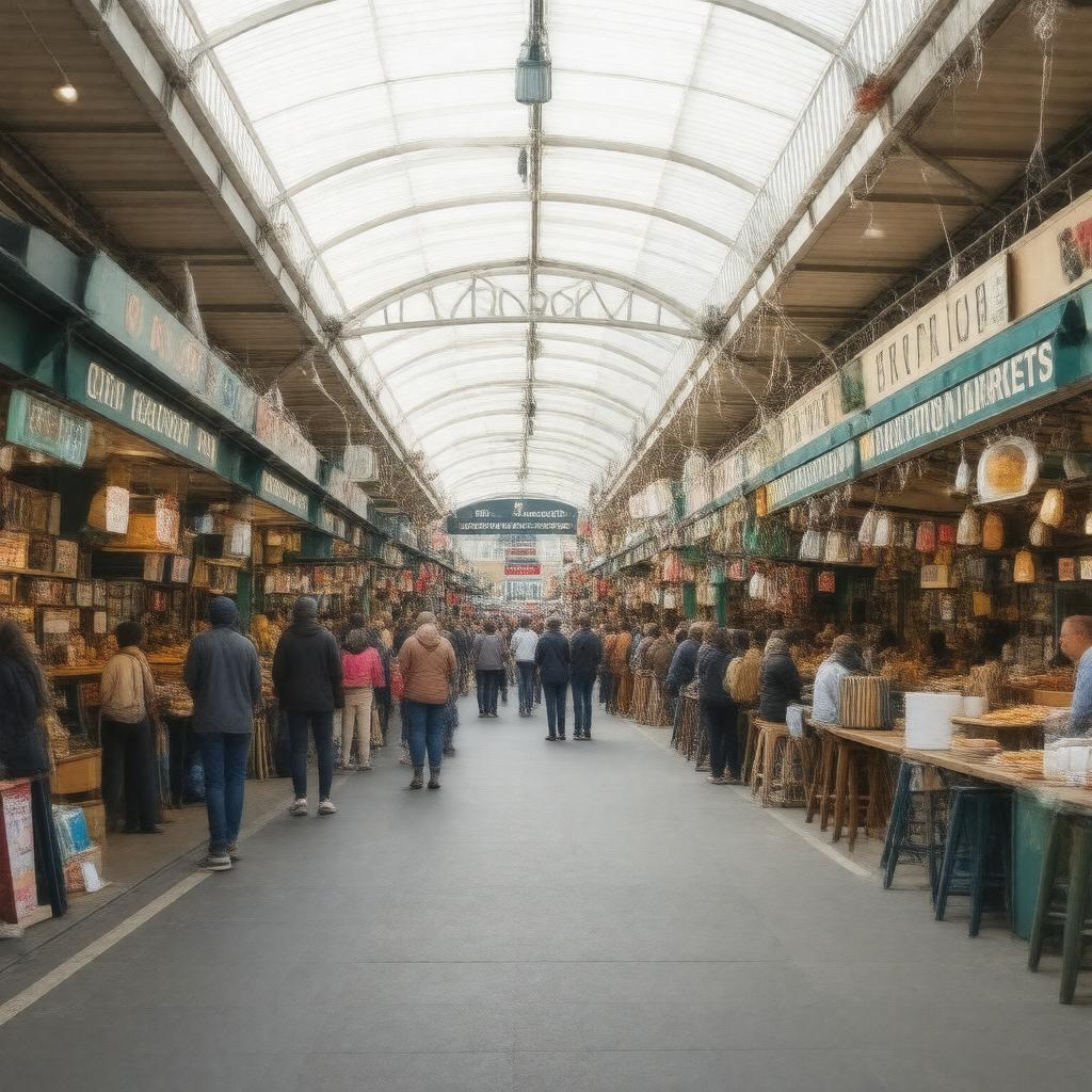 Click to view larger image AI-created image of Brixton Market