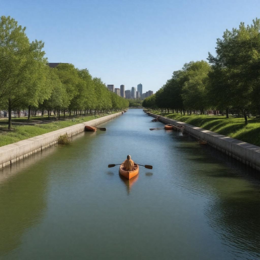 AI-created image of Broad Canal