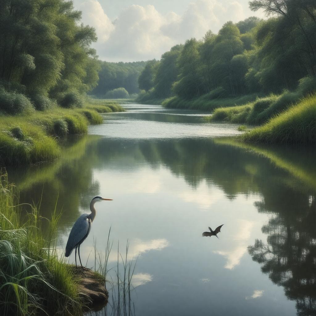 Click to view larger image AI-created image of Broad Colney Lakes