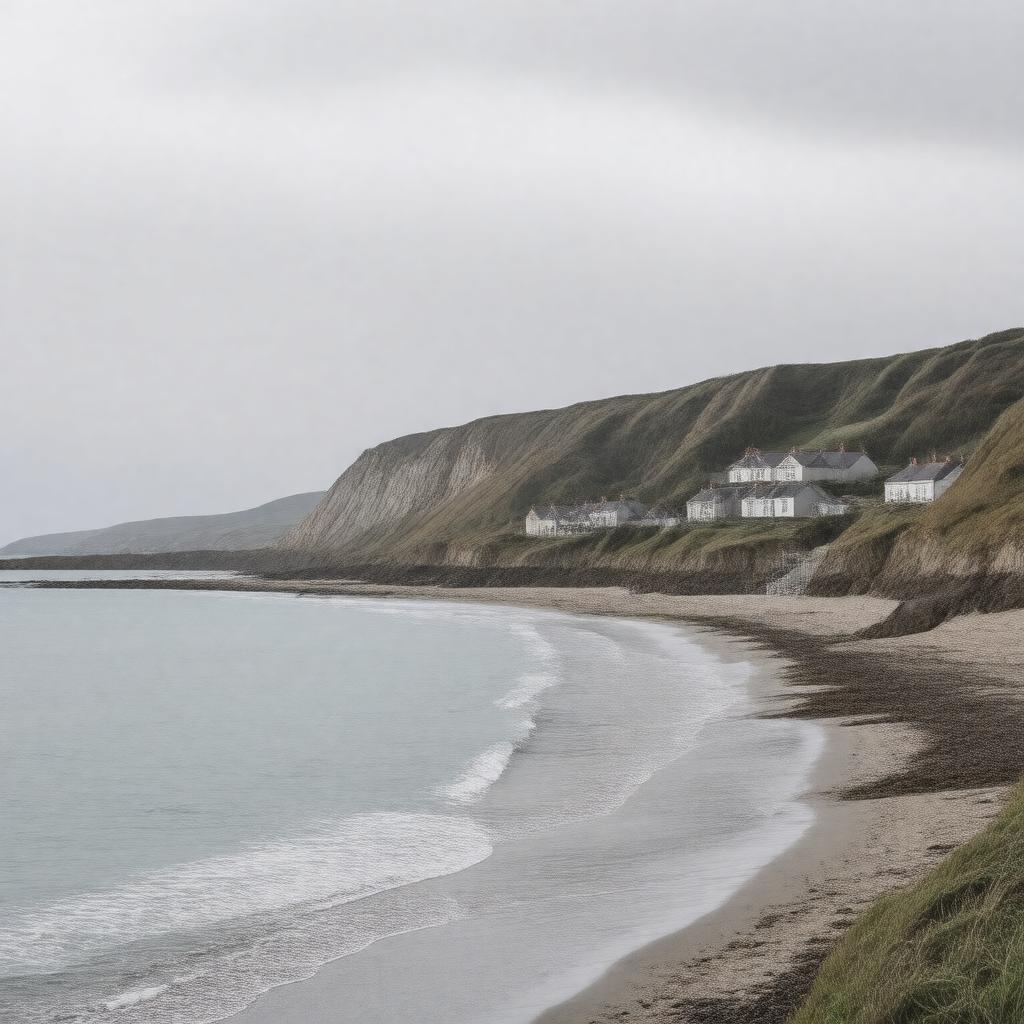 AI-created image of Broadchurch