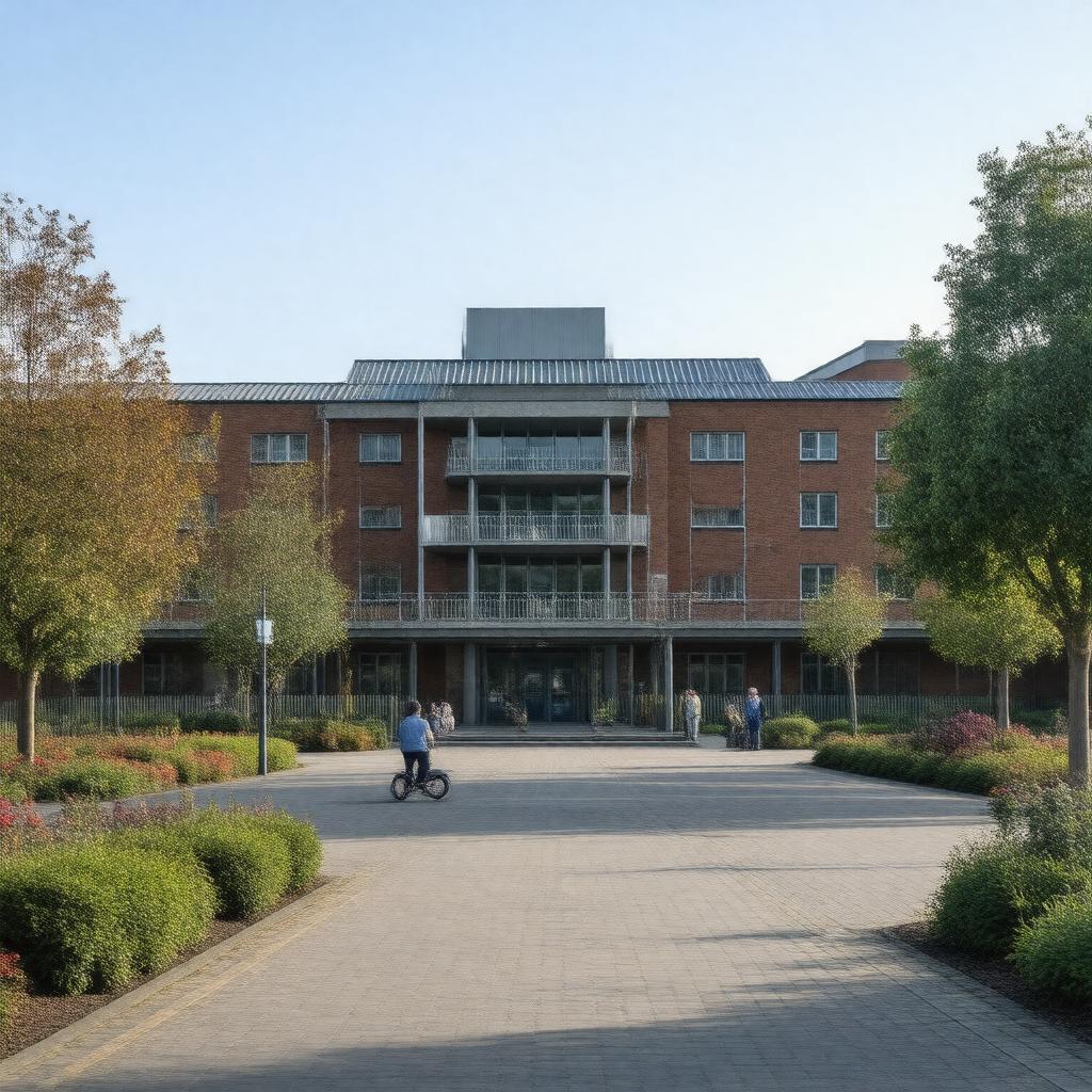AI-created image of Broadgreen Hospital