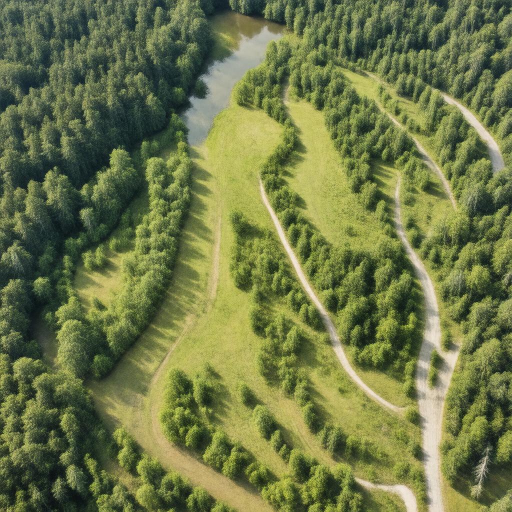 AI-created image of Broadmoor Wildlife Sanctuary