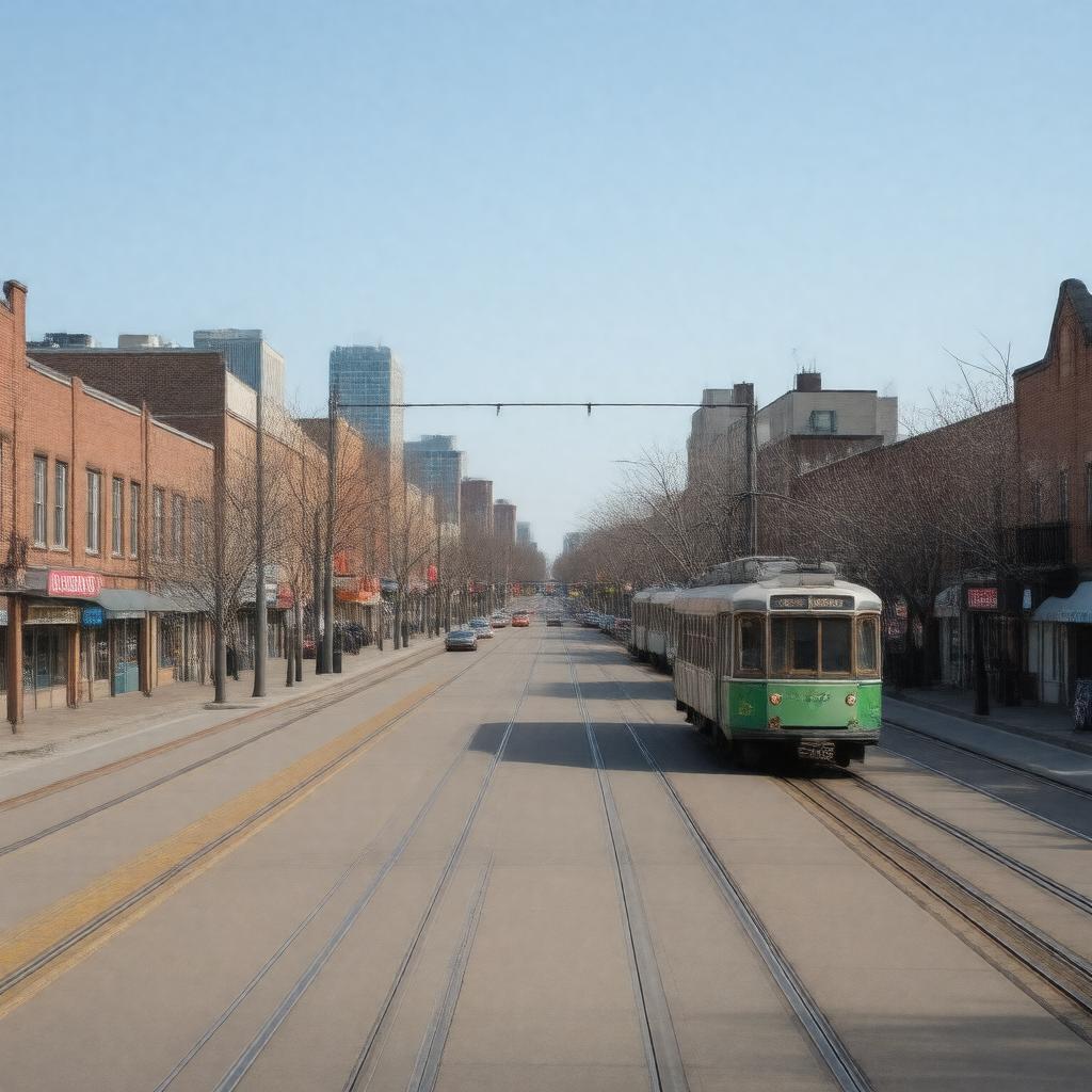 AI-created image of Broadview Avenue