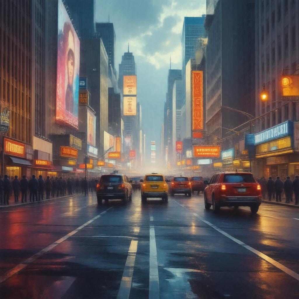 AI-created image of Broadway