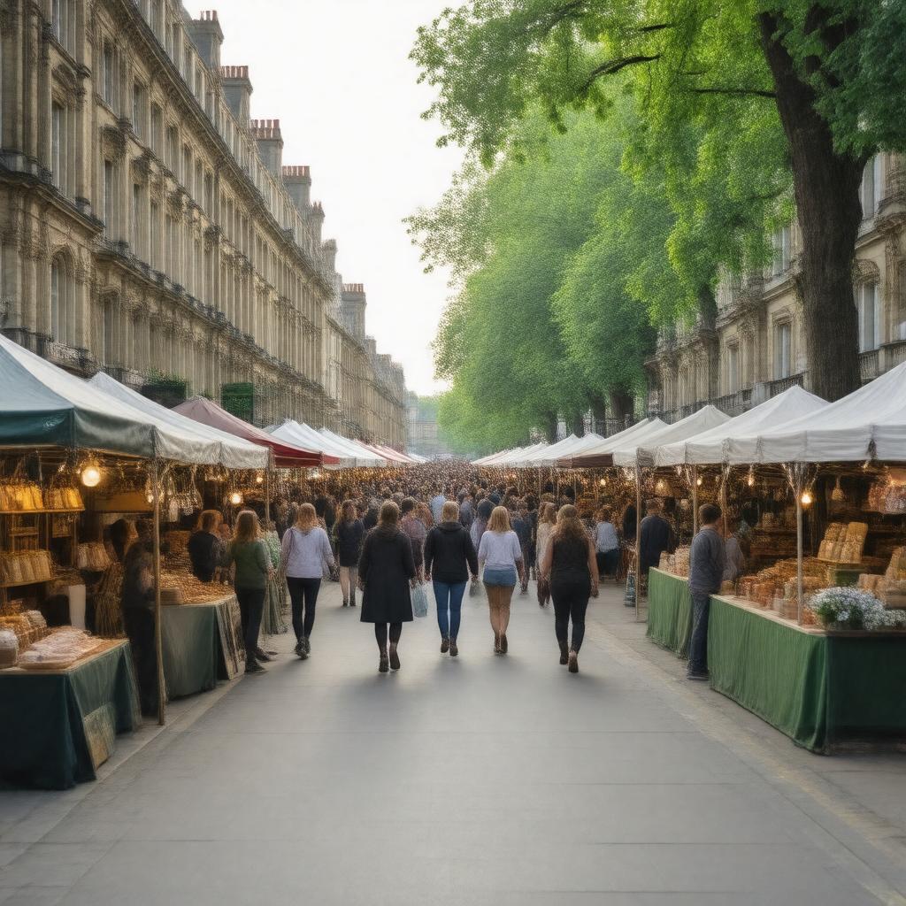 Click to view larger image AI-created image of Broadway Market