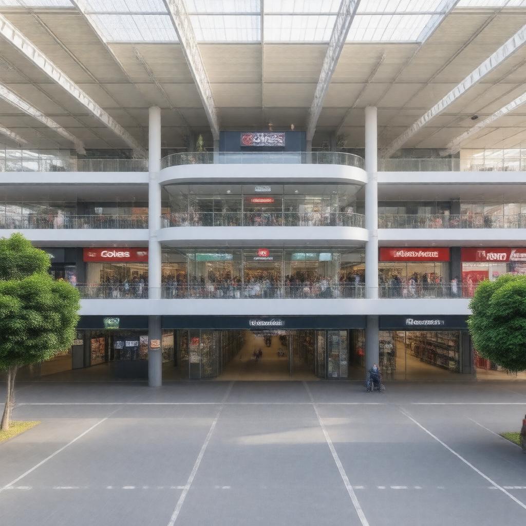 AI-created image of Broadway Shopping Centre