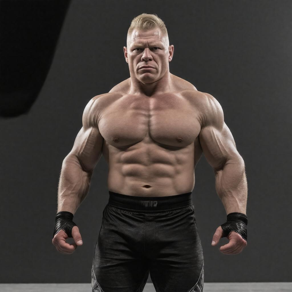 AI-created image of Brock Lesnar