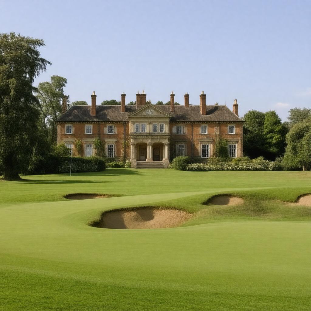 AI-created image of Brocket Hall, Hertfordshire, England