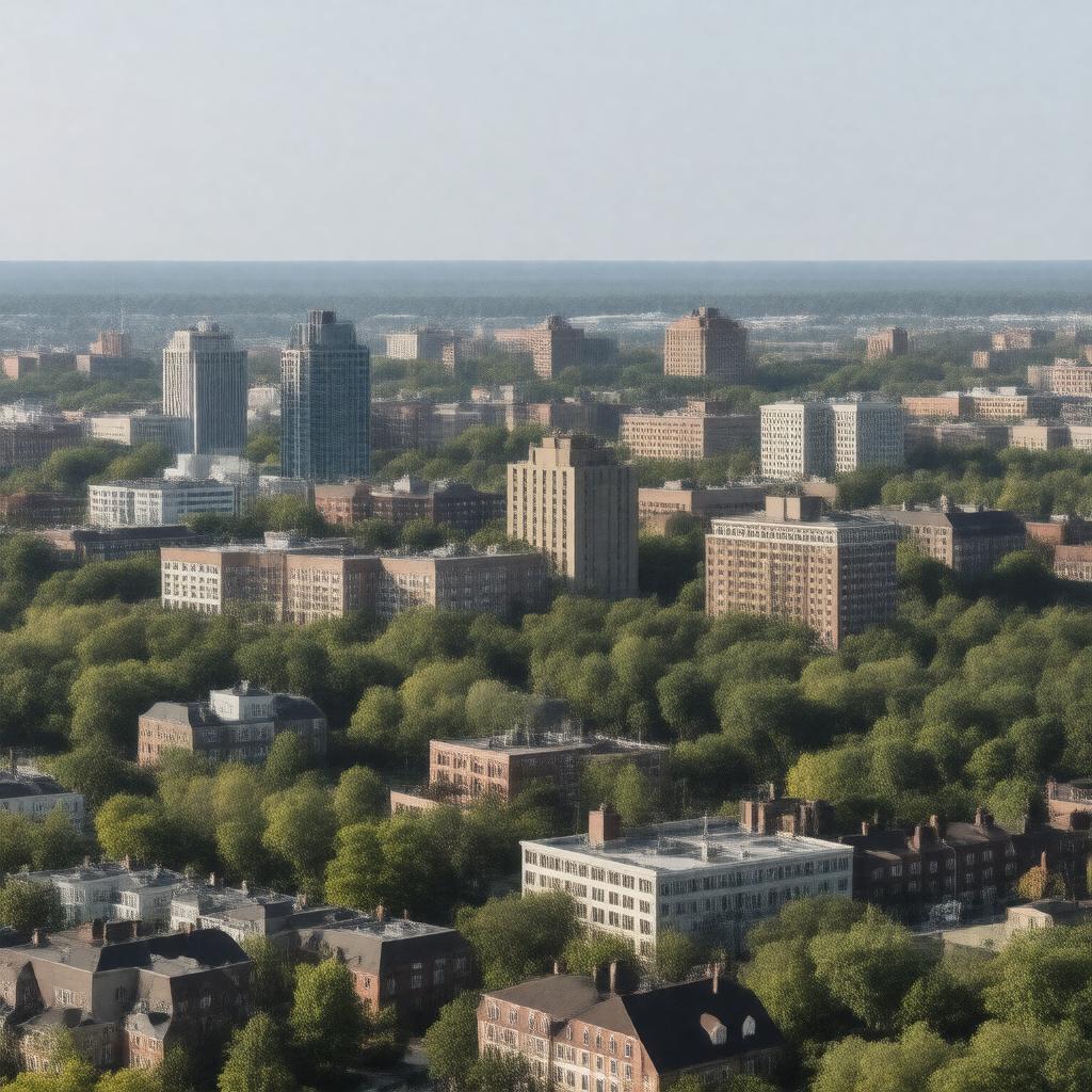 AI-created image of Brockton, Massachusetts, United States