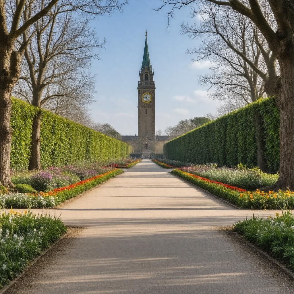 AI-created image of Brockwell Park