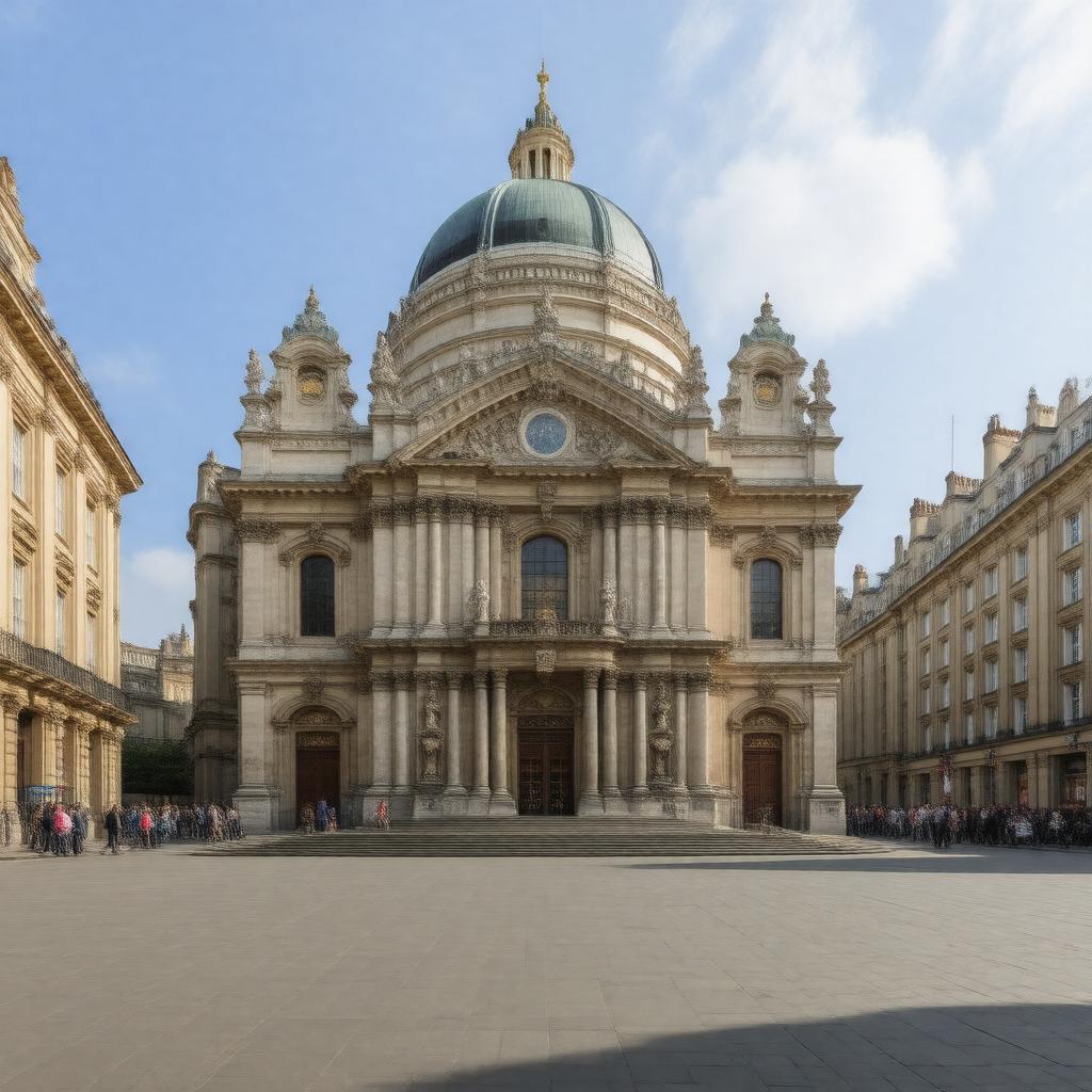 AI-created image of Brompton Oratory