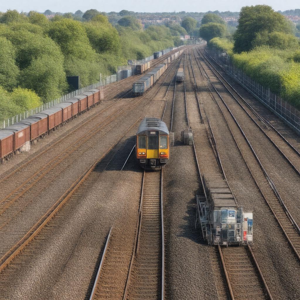 AI-created image of Brondesbury Park Sidings