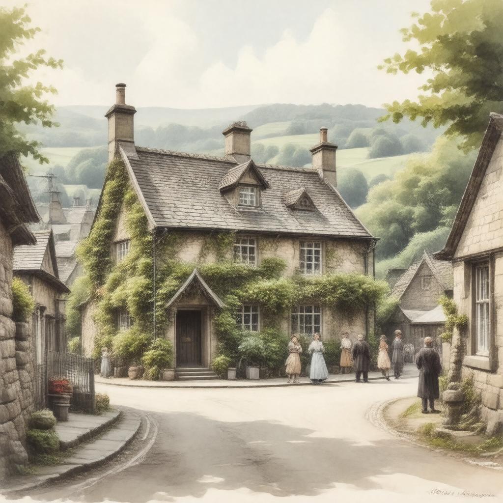 Click to view larger image AI-created image of Brontë Society