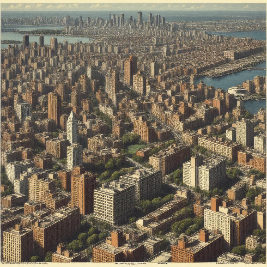 AI-created image of Bronx, New York City, United States