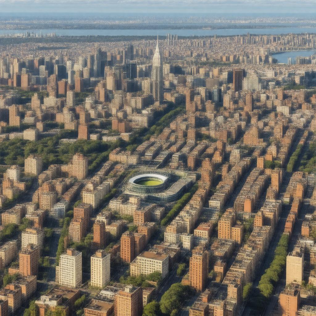 AI-created image of Bronx, New York, United States