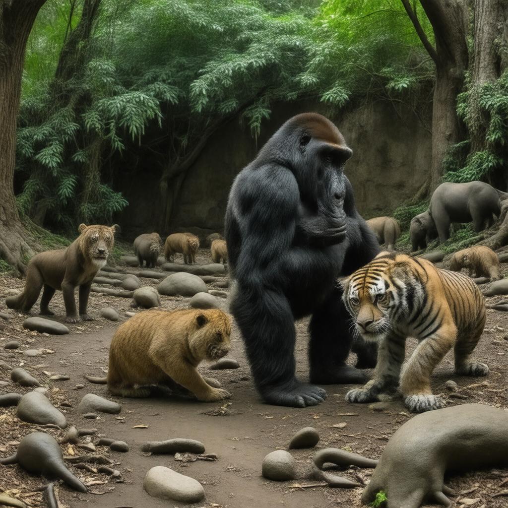 AI-created image of Bronx Zoo