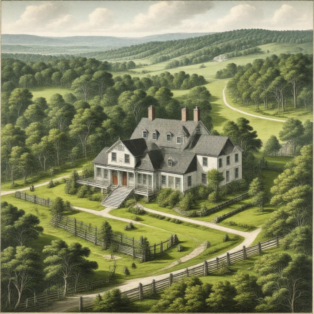 AI-created image of Brook Farm