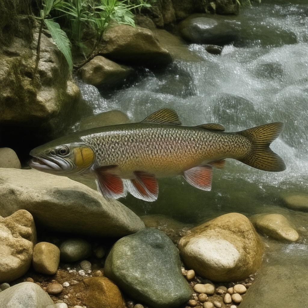 AI-created image of Brook trout