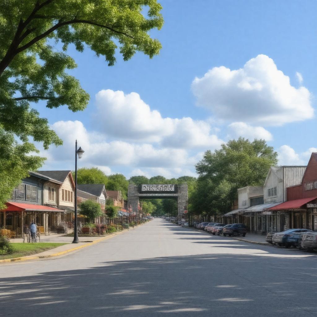 AI-created image of Brookfield, Illinois
